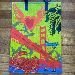 Trader Joes Tote Bag San Francisco Golden Gate Bridge Reusable Bag